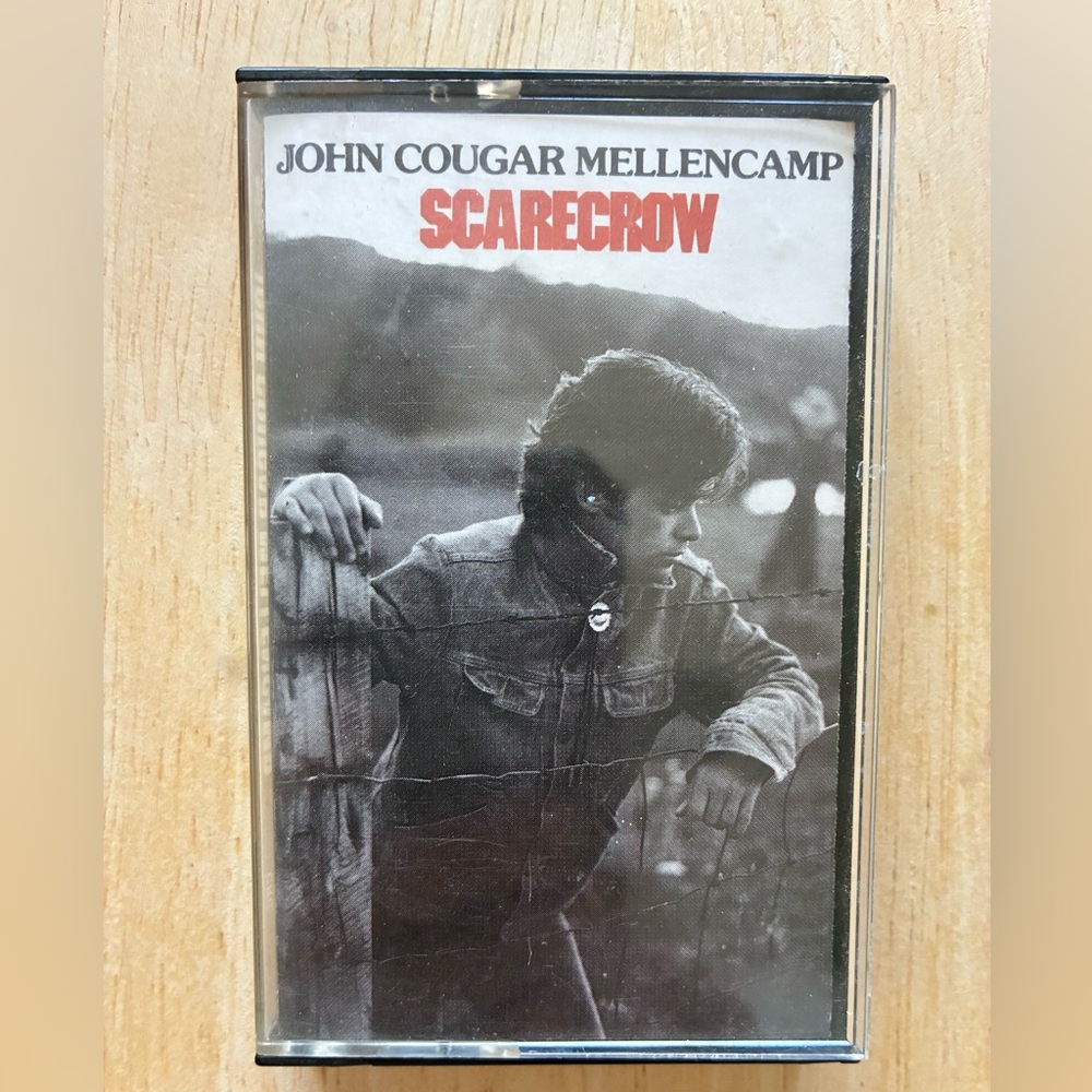 John Cougar Mellencamp Scarecrow 1985 Cassette Tape